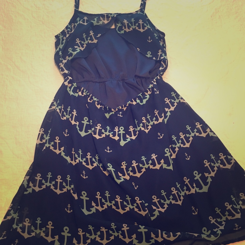 Summer nautical ladies dress